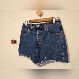 Levi's Women's Ribcage Denim Shorts